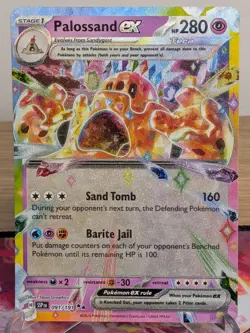 PALOSSAND EX 091/191 DOUBLE RARE SURGING SPARKS POKEMON NM - Image 1