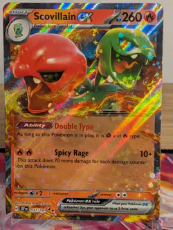 SCOVILLAIN EX 037/191 DOUBLE RARE SURGING SPARKS POKEMON NEAR MINT - Image 1