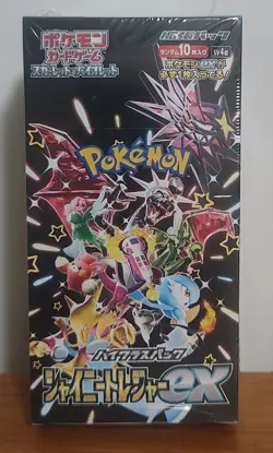 Pokemon TCG Shiny Treasure ex Japanese Booster Box sv4a Sealed - Image 1