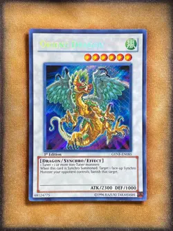 Yugioh Orient Dragon GENF-EN085 Secret Rare 1st Ed NM - Image 1