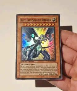 Yugioh Blue-Eyes Shining Dragon MOV-EN001 Super Rare NM - Image 3