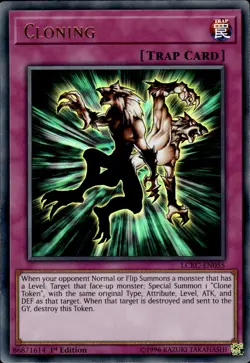 Cloning - Ultra Rare 1st Edition LCKC-EN055 - NM - YuGiOh - Image 1