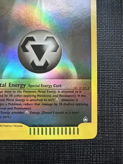 Metal Energy 143/147 Reverse Holo Rare Aquapolis Pokemon Card NM 💎 - Image 5