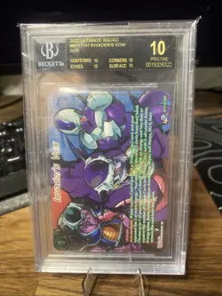 2022 DRAGON BALL SUPER CARD GAME ULTIMATE SQUAD INVADER'S VOW Bgs Pristine 10 - Image 1