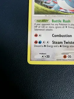 Pokemon Card Salamence 24/100 D&P Stormfront Non-Holo Rare - Image 4