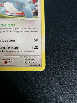 Pokemon Card Salamence 24/100 D&P Stormfront Non-Holo Rare - Image 5