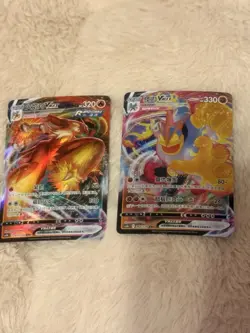 POKEMON - CHEAP 2 CHINESE VMAX CARDS - BLAZIKEN AND MACHAMP - Image 1