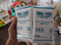 8x-DRAGON BALL SUPER CARD GAME MASTERS STORE TOURNAMENT KIT 2025 Vol 1 - Sealed - Image 2