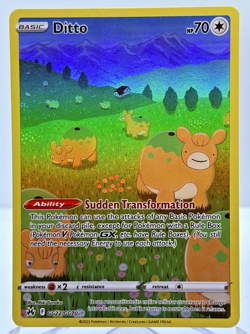Pokemon Cards Ditto GG22/GG70 Crown Zenith Galarian Gallery Holo NM - Image 1