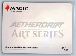 Magic MTG Art Series Aetherdrift Fearless Swashbuckler Card #51/54 TCG CCG - Image 2
