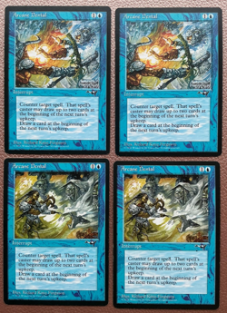 4 X Arcane Denial MTG Magic the gathering - Image 1