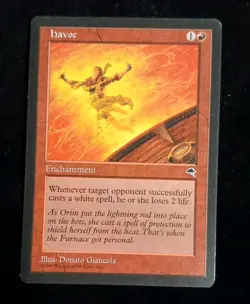 Havoc Light Play, English Magic the Gathering MTG Tempest - Image 1