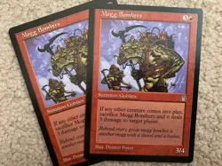 MTG 2 Mogg Bombers Stronghold NM RED Magic the Gathering - Image 1