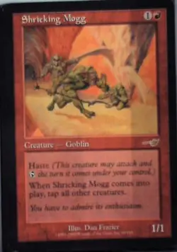 Shrieking Mogg - Nemesis: #99, Magic: The Gathering Nm R155 - Image 1