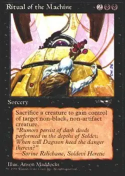 1x Heavily Played, English Ritual of the Machine - Alliances - Image 1