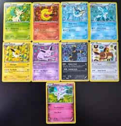 Pokemon TCG Eeveelution Black & White Promo Full Set BW87 - BW94 + Holo Sylveon - Image 1
