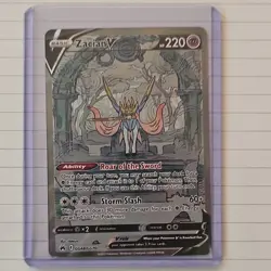 Pokemon TCG Zacian V GG48/GG70 Crown Zenith Galarian Gallery Ultra Rare Holo - Image 1
