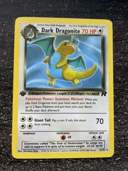 DARK DRAGONITE RARE - POKEMON 22/82 TEAM ROCKET EDITION 1 NEUF/MINT ENGLISH - Image 1