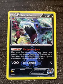 SHARPEDO HOLO - POKEMON 21/34 XY DOUBLE DANGER NEUF FR - Image 1