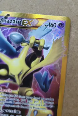 Pokemon Alakazam EX Fates Collide 125/124 - Full Art Holo Secret Rare 2016 - Image 3