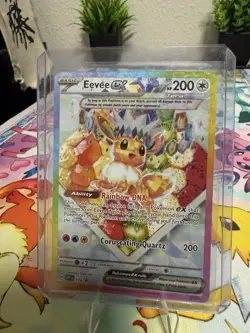 Pokemon Eevee ex 174 Scarlet & Violet Promo Holo 200 HP Coruscating Quartz - Image 1