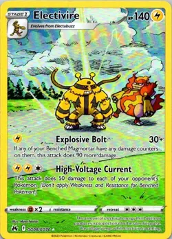 Electivire GG08/GG70 - Pokemon Crown Zenith: Galarian Gallery NM (SKU 1-4) - Image 1