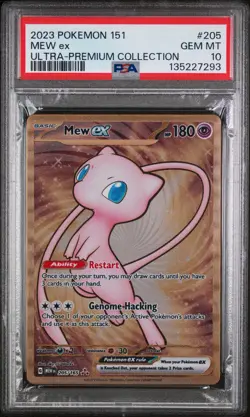 Mew Ex Pokemon 151 Ultra-Premium Collection METAL 205/165 PSA 10 - Image 1
