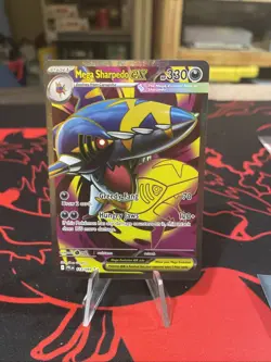 Pokemon TCG Mega Sharpedo ex 113/094 Me02: Phantasmal Flames Holo Ultra Rare - Image 1