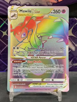 Pokemon TCG Silver Tempest - 200/195 Mawile Vstar Secret Rare Rainbow - Image 1