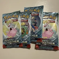 Pokemon TCG: Scarlet and Violet Journey Together 7x Factory Sealed Bundle Packs - Image 2