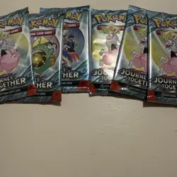 Pokemon TCG: Scarlet and Violet Journey Together 7x Factory Sealed Bundle Packs - Image 3