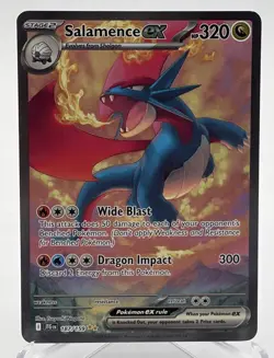 2025 Pokemon Journey Together #187/159 Salamence ex - Image 1