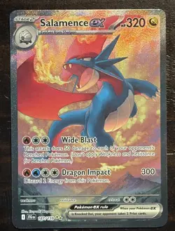 2025 Pokemon Journey Together #187/159 Salamence ex - Image 3