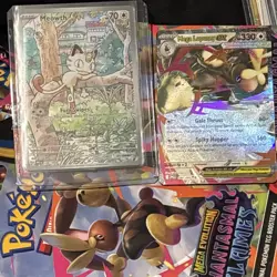Meowth iR Full Art 106/094 Pokemon Phantasmal Flame Mint Mega Evolution + Ex - Image 5