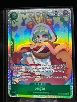 One Piece Kingdoms Of Intrigue Sugar OP04-024 SR English - Image 1