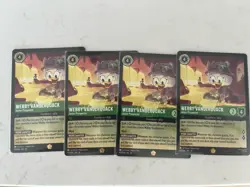 Disney Lorcana. x4. Webby Vanderquack - Junior Prospector 93/204 - Image 1