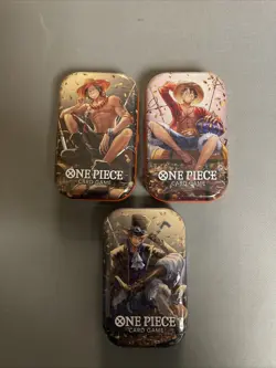 ONE PIECE CARD GAME - Mini TIN PACK- Lot Of 3 Tins Set VOL. 2 - Image 1