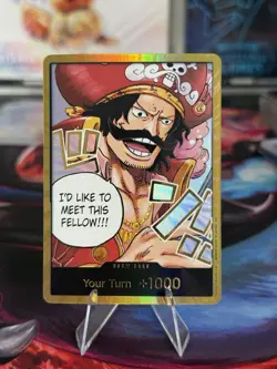 DON!! Card (Gol.D.Roger) (Gold) Carrying On His Will Foil - Image 1