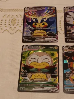 6Pikachu Pokemon Card Holo GX VSTAR VMAX GX EX Cosplay Art - Image 2
