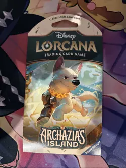 Disney Lorcana Card Game Archazias Island Booster Qty:1 pack NEW - Image 1