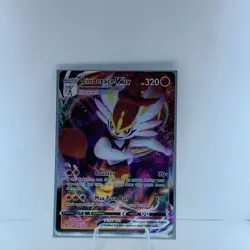 Pokemon TCG VMAX Full Art Holo Cinderace VMAX, Coalossal VMAX English 2 Cards - Image 1