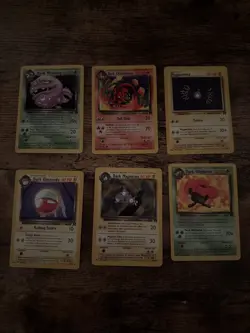 Pokemon TCG Team Rocket 6 Card Lot Vintage - Image 1