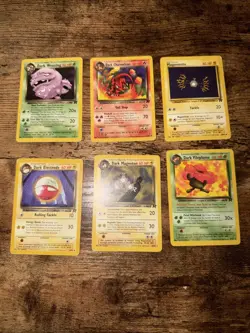 Pokemon TCG Team Rocket 6 Card Lot Vintage - Image 2