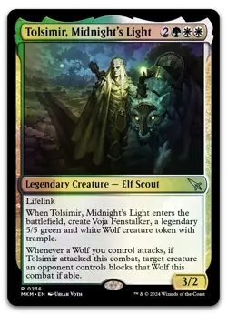 Tolsimir, Midnight's Light #236 (Foil) (NM) Murders Karlov Manor MKM Magic MTG - Image 1