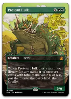 Protean Hulk (Anime Borderless) #435 (NM) Ravnica Remastered RVR Magic MTG - Image 1
