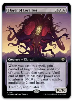 Flayer of Loyalties (Extended Art) #747 (NM) Commander Masters CMM Magic MTG - Image 1