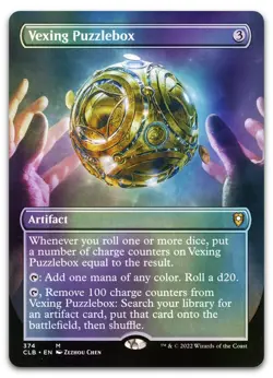 Vexing Puzzlebox (Borderless) #374 (Foil) (NM) Baldur's Gate CLB Magic MTG - Image 1