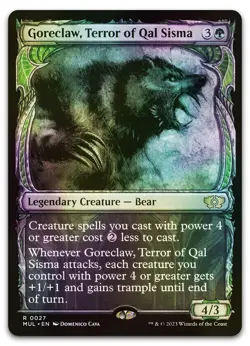 Goreclaw, Terror of Qal Sisma #27 (Foil) (NM) March of the Machine MUL Magic MTG - Image 1
