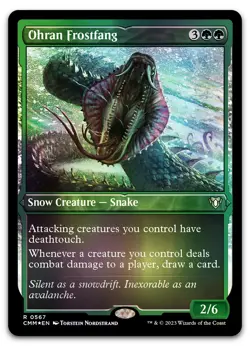 Ohran Frostfang (Foil Etched) #567 (NM) Commander Masters CMM Magic MTG - Image 1