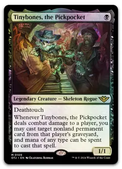 Tinybones, the Pickpocket #109 (Foil) (NM) Thunder Junction OTJ Magic MTG - Image 1